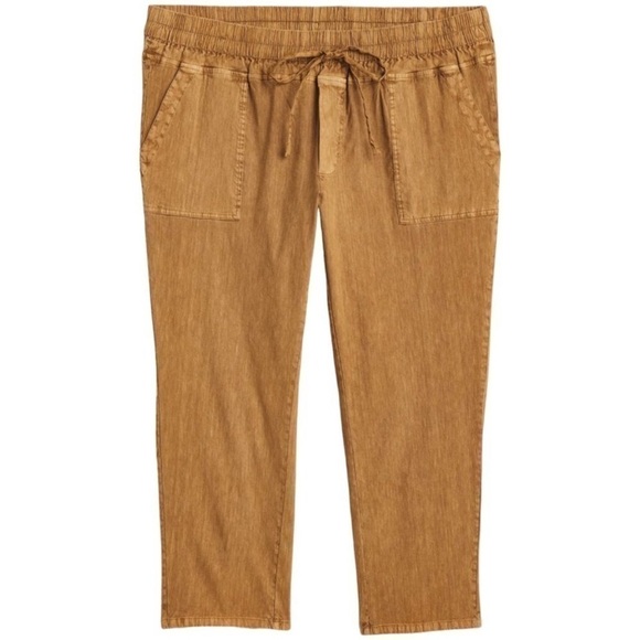 NWT cut from the cloth smocked draw cord pant with pork chop brown – 3X - Picture 4 of 10